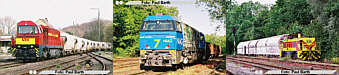 Privatbahnlokomotiven in Flandersbach im Jahre 2004 Fotos von Paul Barth